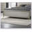 Contemporary Glam Silver Fabric Upholstered Bed W LED Embossed Panel 1Pc Bedframe Bedroom Furniture
