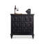 Buffet en bois massif noir