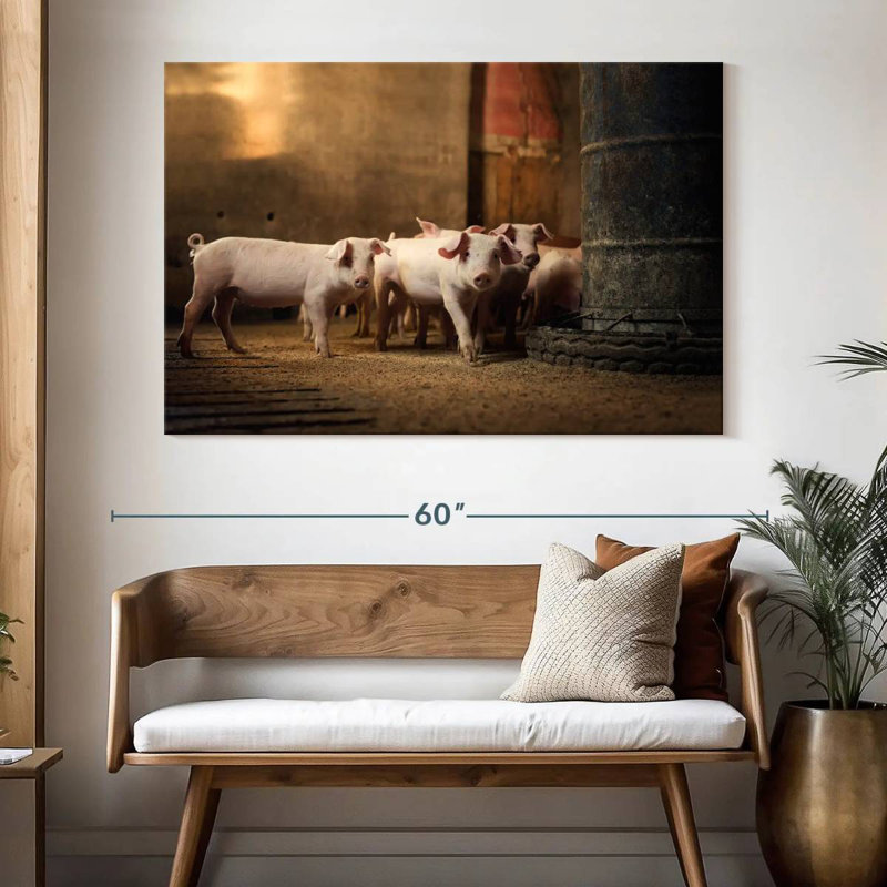 Brampt Piglet Troupe, 34" H x 51" W
