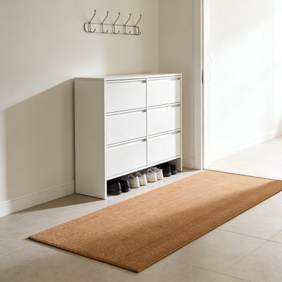 Natural Coir Doormat With Vinyl Backing 24X48