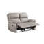 Ensemble 2 pièces: canapé inclinable et causeuse-130253309