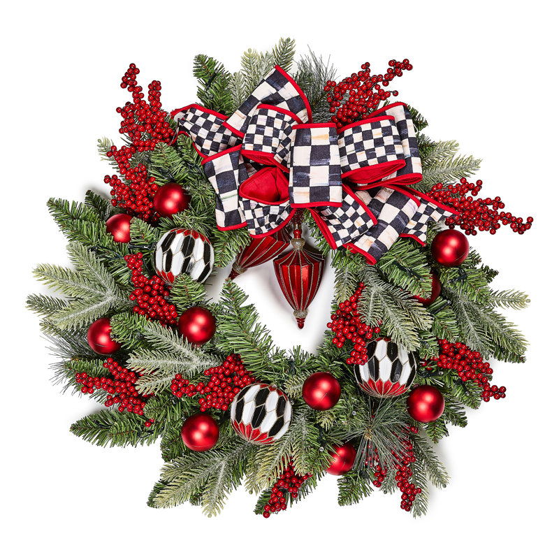 Merry Christmas Illuminated 24" Wreath