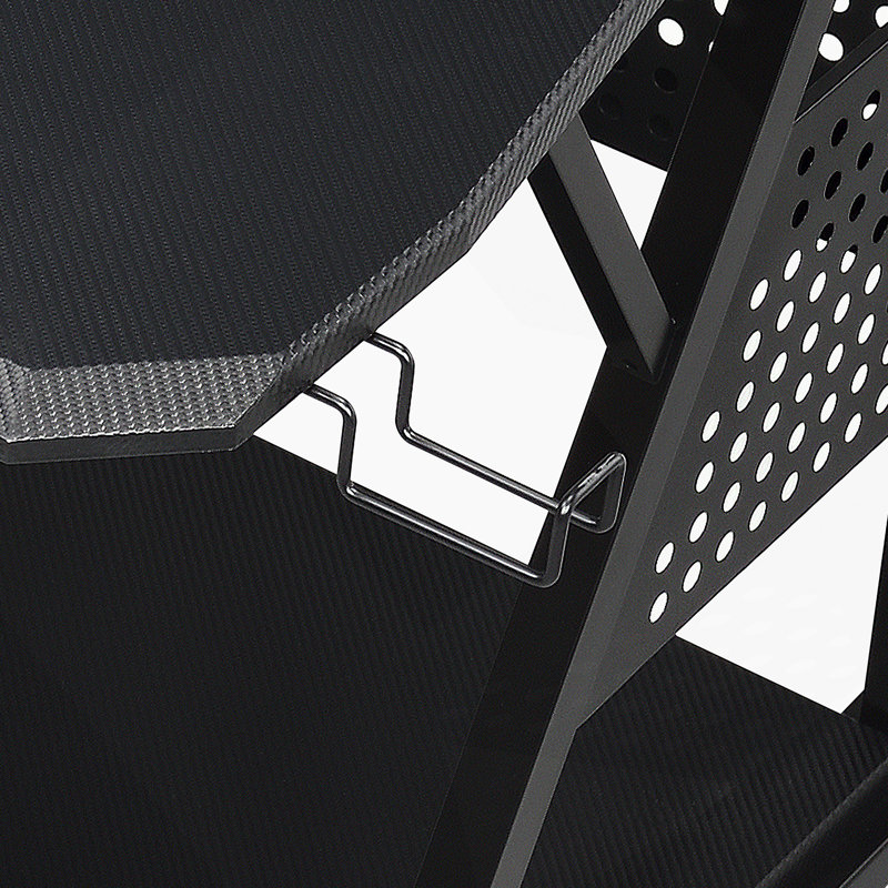 Bureau Willow Music, finition noire OF00989, Noir