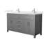 Beckett 60" Freestanding Double Bathroom Vanity with Quartz Top-1942309806-1942309805-1942309808