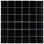 Metro Quad Matte Black 11-3/4" x 11-3/4" Porcelain Mosaic Floor and Wall Tile