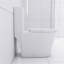Toilette allongée une pièce - blanc