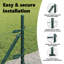 Vidaxl Fence With Posts PVC-Coated Steel-116798203-116798209