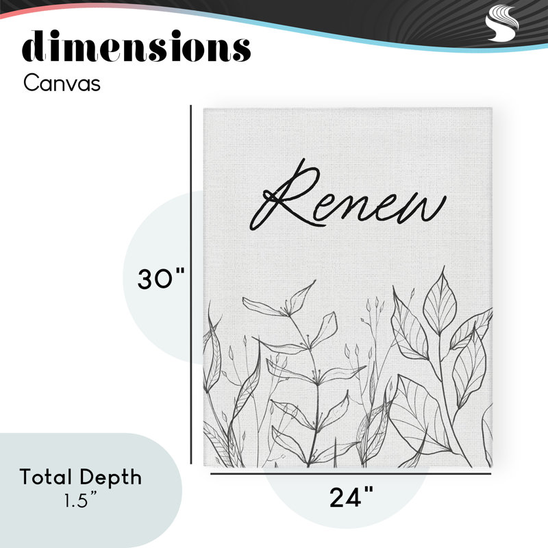 Toile Renew, H 30 po x l 24 po