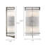 2 - Applique murale encastrée à ailettes pour meuble-lavabo