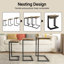 Ensemble de 3 tables d'appoint gigognes, C-table et tables de bout peu encombrantes