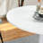 3-Piece Modern Round Dining Table Set With Upholstered Armchairs, Mid-Century Kitchen & Dining Furniture-1416680916