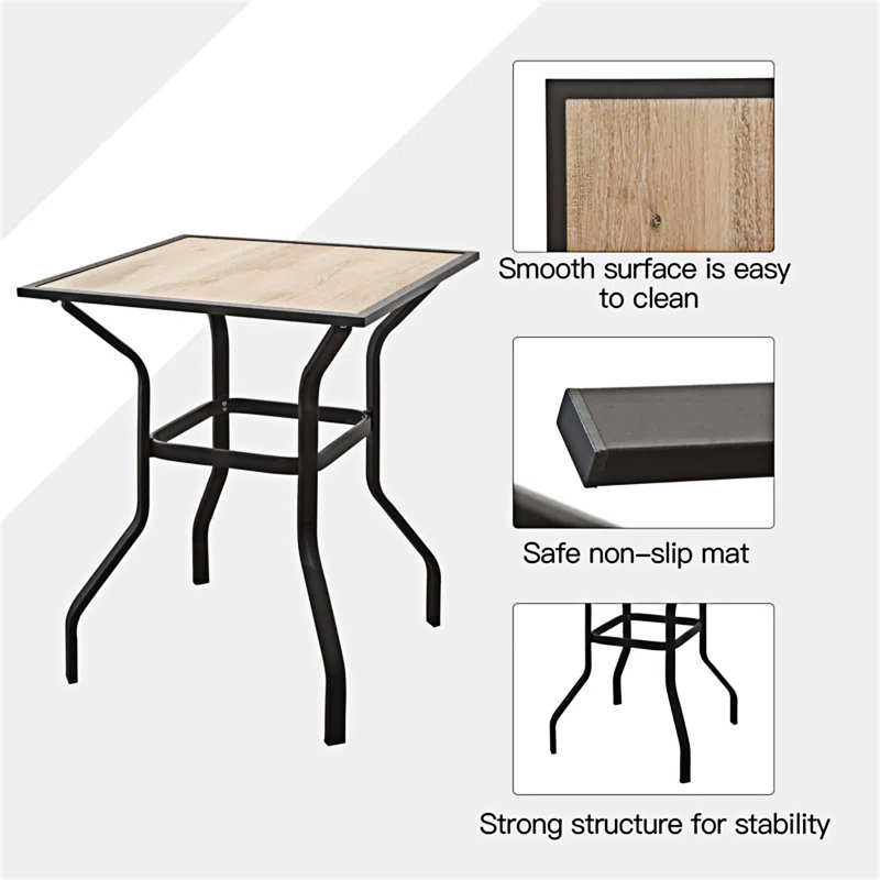 Table de bar d'extérieur pour patio