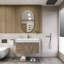 Meuble-lavabo mural simple 35 po Marijke-103068460
