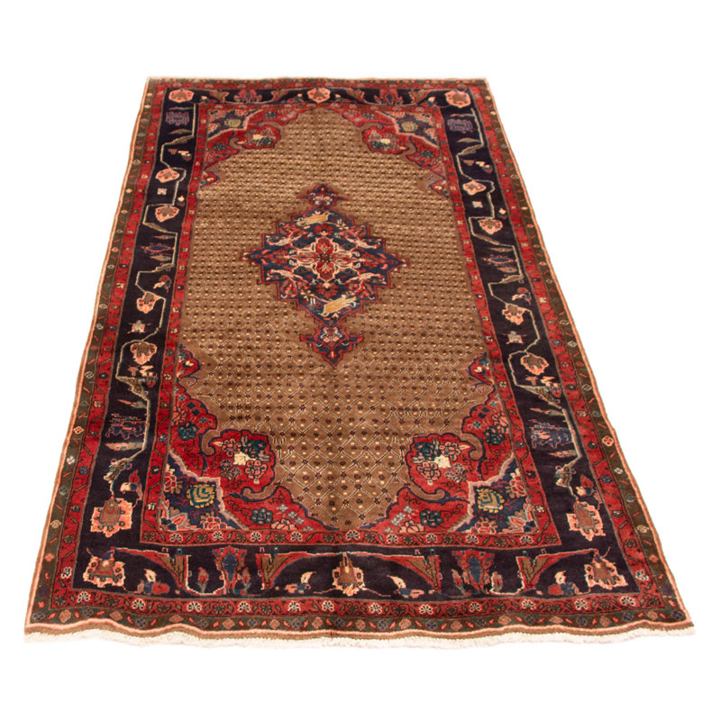 Tapis brun Anatolian Vintage 4 pi 11 po x 9 pi 2 po
