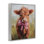 Estampe numérique Coquette Trots Cow, design par Nina Blue