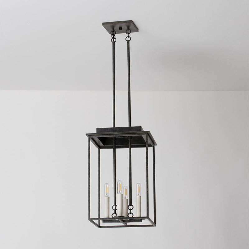 Hart 4 Light Lantern, 18" H x 12.25" W x 12.25" D