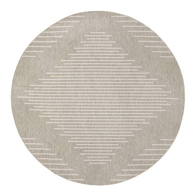 Ava-Mary Striped Indoor / Outdoor Rug