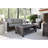 Clavene Wicker 5 - Person Patio Conversation Set with Cushions