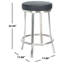 Batish Swivel Upholstered Counter Stool with Metal Frame-773705595