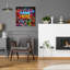  «Game Here» par Rey Klimt, art mural en verre acrylique, 36 po x 36 po-153679437