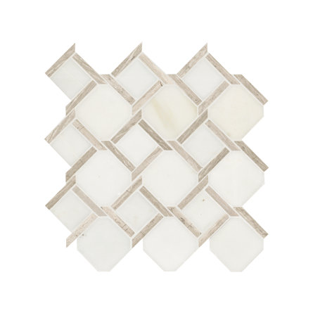 Marbella Random Sized Marble Mosaic Tile