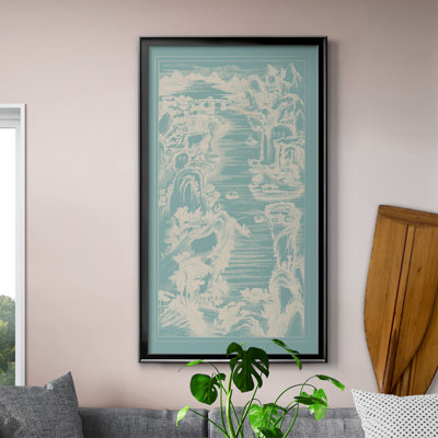" Chinese Bird's-eye View In Spa I " Painting Print