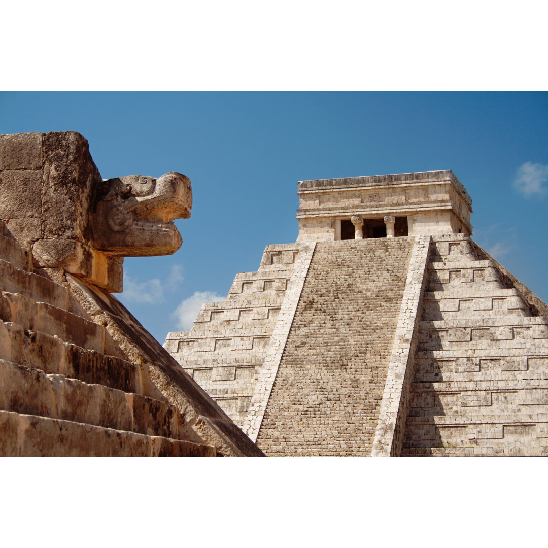 Maya-Pyramide - Foto auf Leinwand