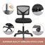 Chaise de bureau en filet Ovidia-1240108685