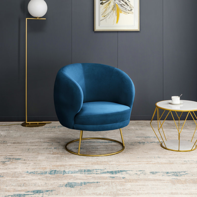 Fauteuil demi-tonneau 28,4 po, Polyester marine