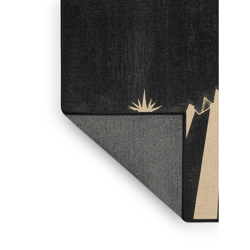 Tapis gris doux et moelleux Evart Posh & Luxe Starburst, 5 x 8