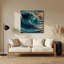 Art mural gris côtier de luxe côtier-1594567057