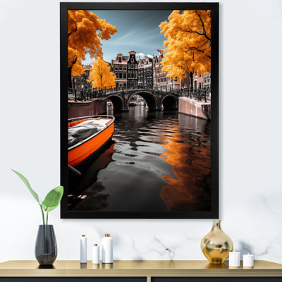 «Isoa Amsterdam Beautiful Cityscape II», reproduction sur toile