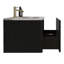 Meuble-lavabo 36 po avec chêne rayé noir, lavabo en céramique blanche, fonctionnalité épurée - aspect moderne pré-assemblé-1580080238-1580080239