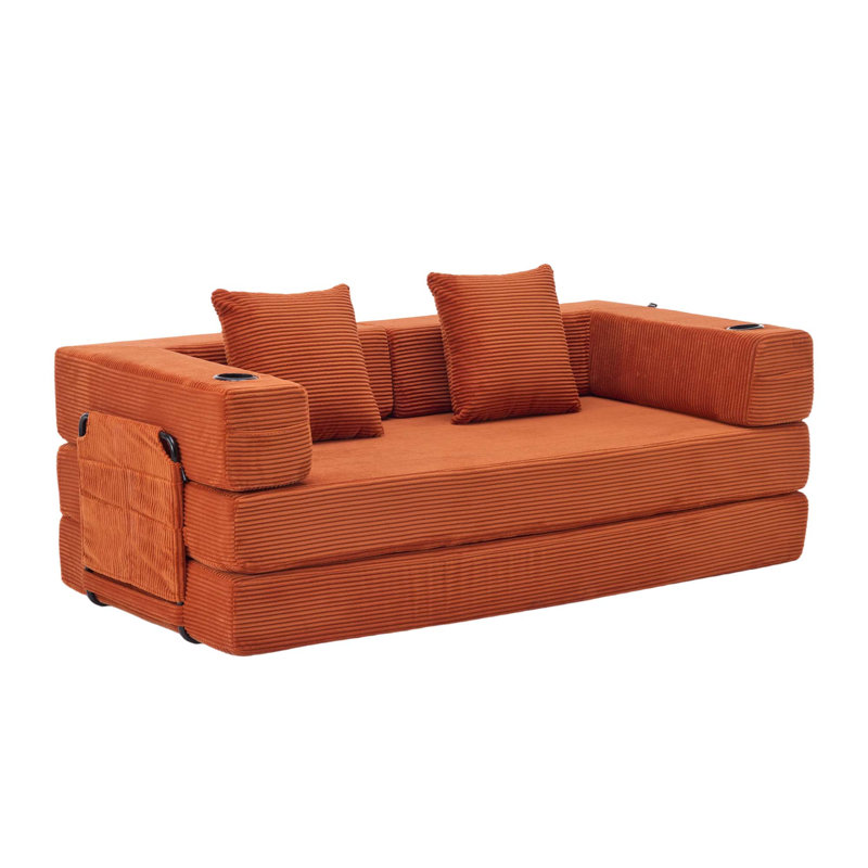Canapé-lit convertible - Canapé-lit pliable modulaire pour salon, chambre à coucher, studio - Canapé à compression en boîte