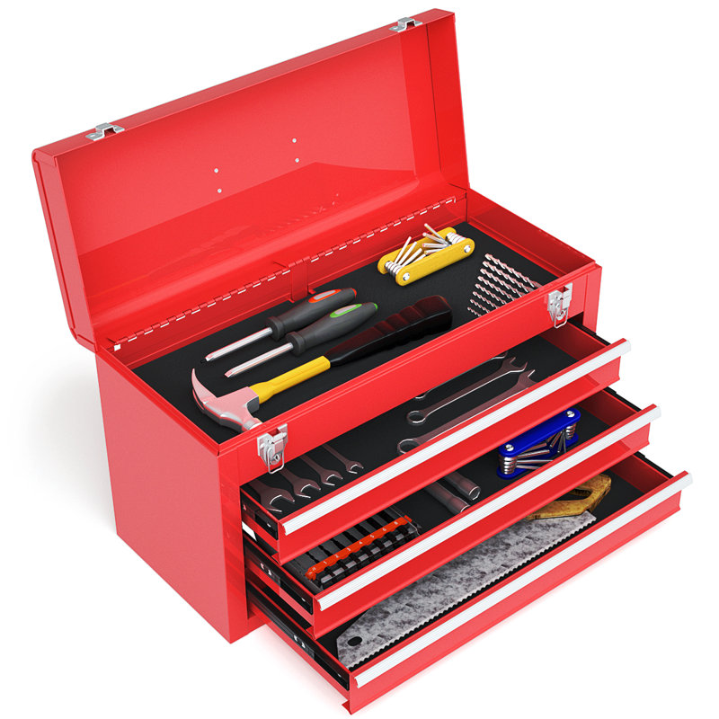 52" Portable Steel Toolbox