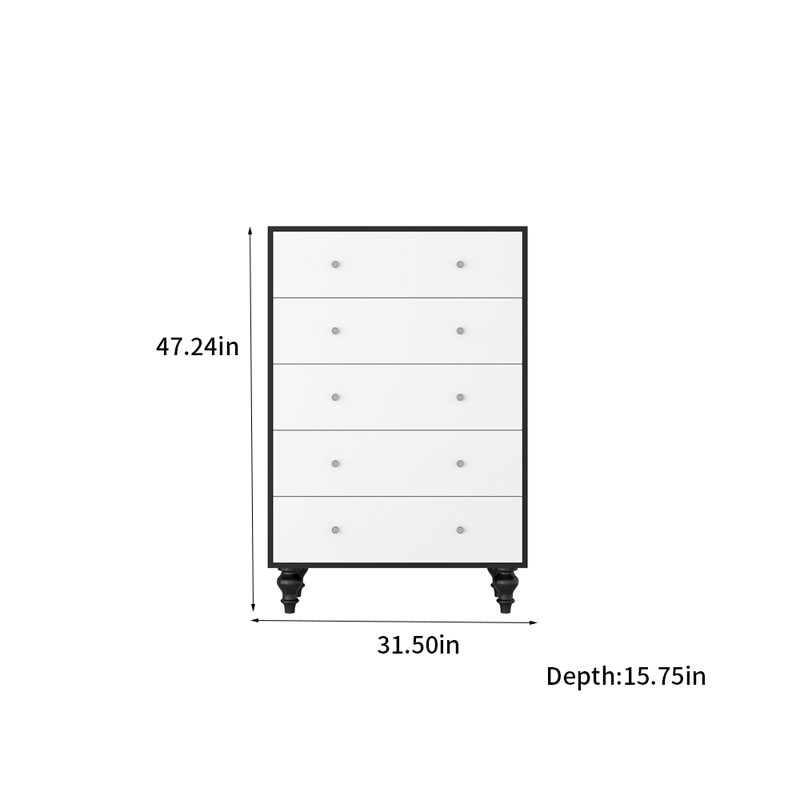 New Chinese-style five-drawer sideboard