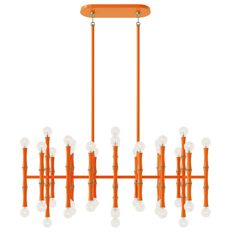 Luminaire suspendu Kane, Citrouille / laiton moderne