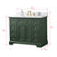 Ensemble de meuble-lavabo simple 42 po Currahee-927914748