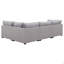 Canapé modulaire rembourré 4 pièces 4 pièces