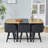 Space Saving 7 Piece Dining Table Sets(must Include Both Table And Chair), Mdf Wood Modern Small Kitchen