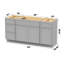 Base de meuble-lavabo simple 63 po seulement-98710254