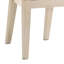 Ensemble de 23 chaises d'appoint en bois 23 pouces, dossier et sièges rembourrés courbés, gris