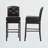 Chareese Swivel Upholstered Faux Leather Counter Stool-328801873