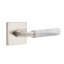 Select Privacy (Bed & Bath) Door Lever with Square Rosette-1433655353-1433655302