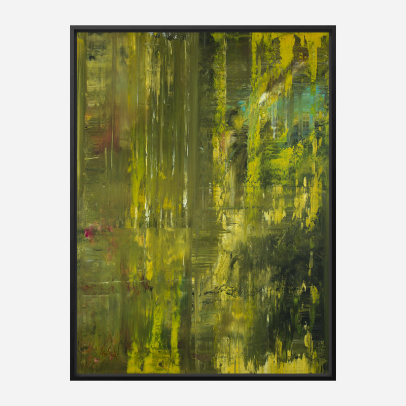 Campos De Verde - Artist Enhanced Canvas Print, 25.5" H x 21.5" W x 1.75" D, Black Framed Canvas