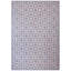 Grand Blue-Orange Circles-Geometric Pattern Needlepoint Flat Weave Rug 9 x 12