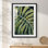 Nocturnal Monstera I - impression encadrée