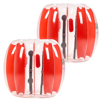 2-Pack 3FT/0.9M Inflatable Bumper Balls PVC Body Sumo Zorb Ball Outdoor Game