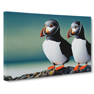 Puffin Birds Vol.3 - Wrapped Canvas