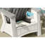 Chaise Adirondack en résine avec rangement pour l'extérieur Suncast l 12,19 po x P 23,5 po Suncast, fabriquée aux États-Unis-96318491
